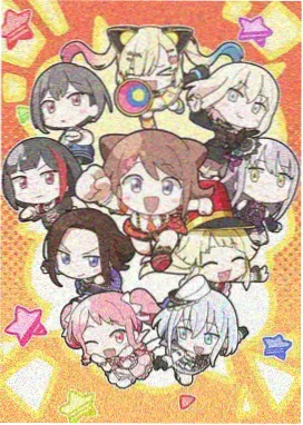 银发少年头像漫画素材